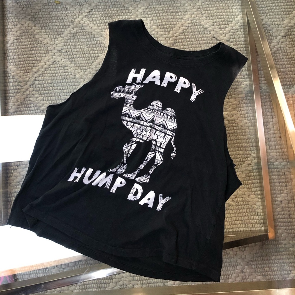 Happy hump day - cropped tank